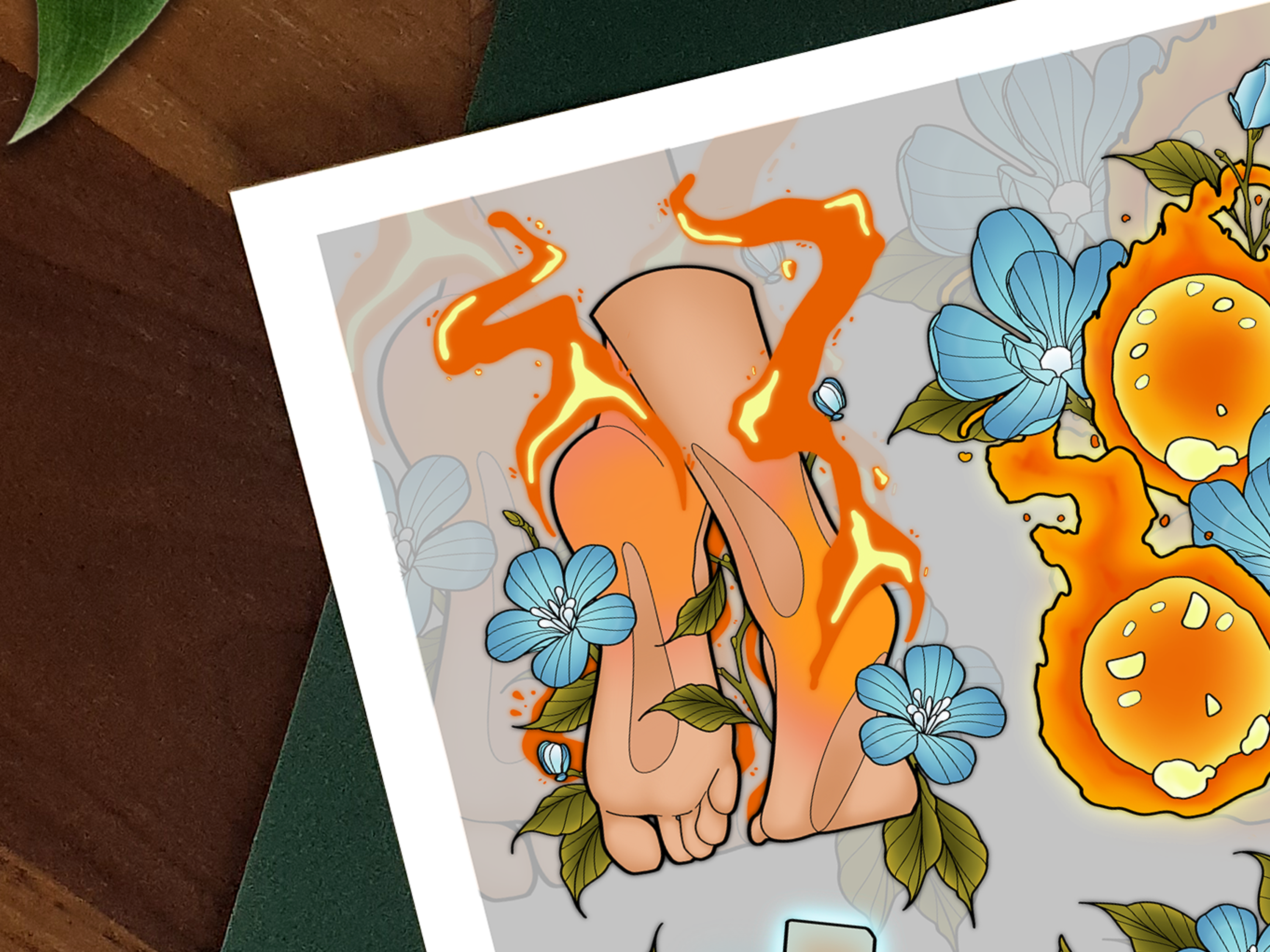 Fire Force Illustrated Art Print 🔥🧑‍🚒