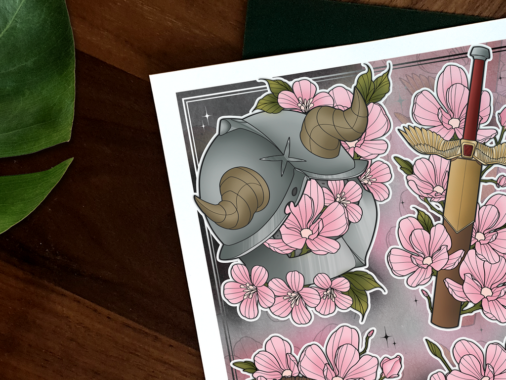 Delicious In Dungeon Illustrated Art Print 🍲⚔️