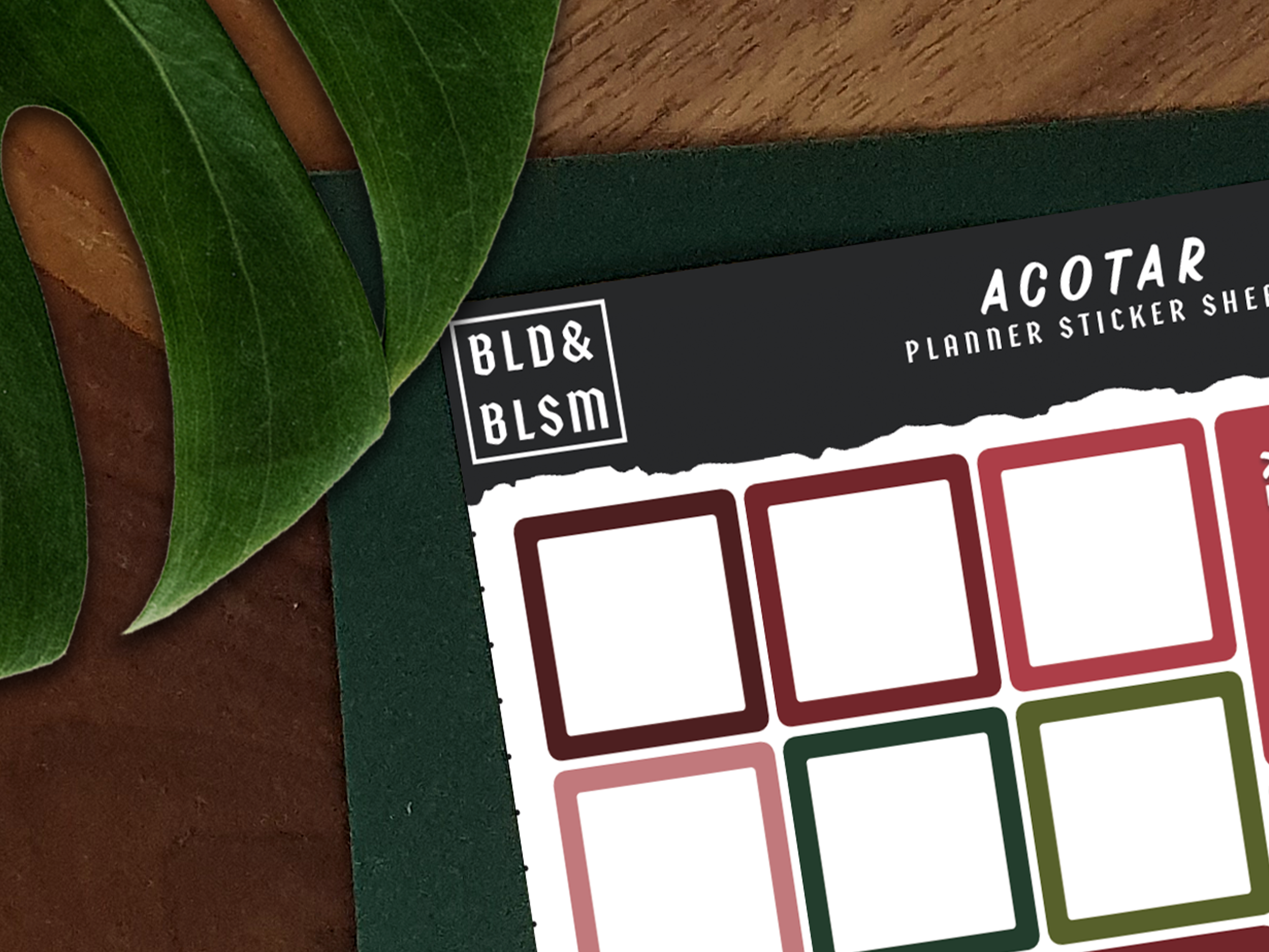 ACOTAR Functional Journal Sticker Sheet