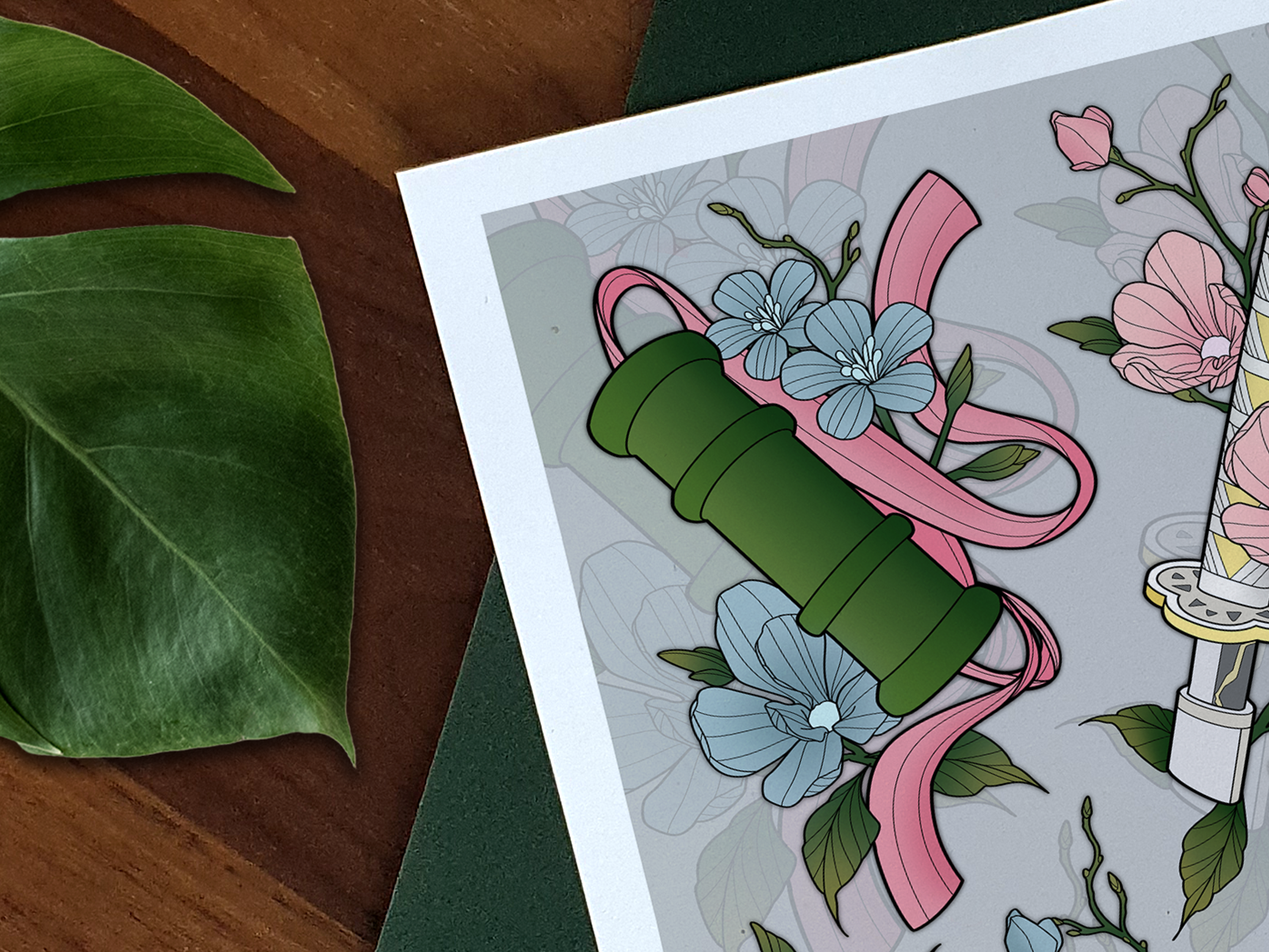 Demon Slayer Illustrated Art Print 👹🗡️