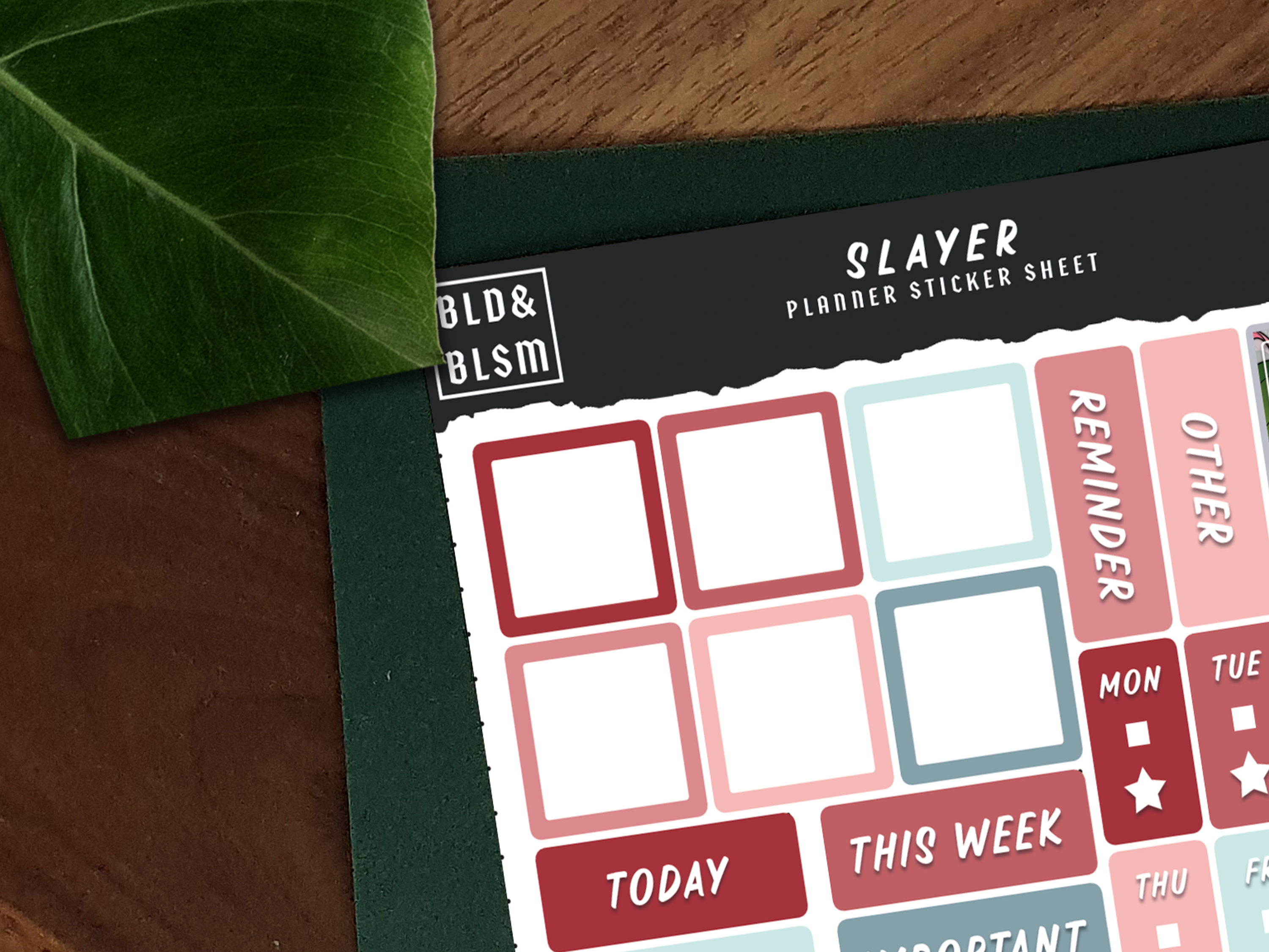 Demon Slayer Functional Journal Sticker Sheet