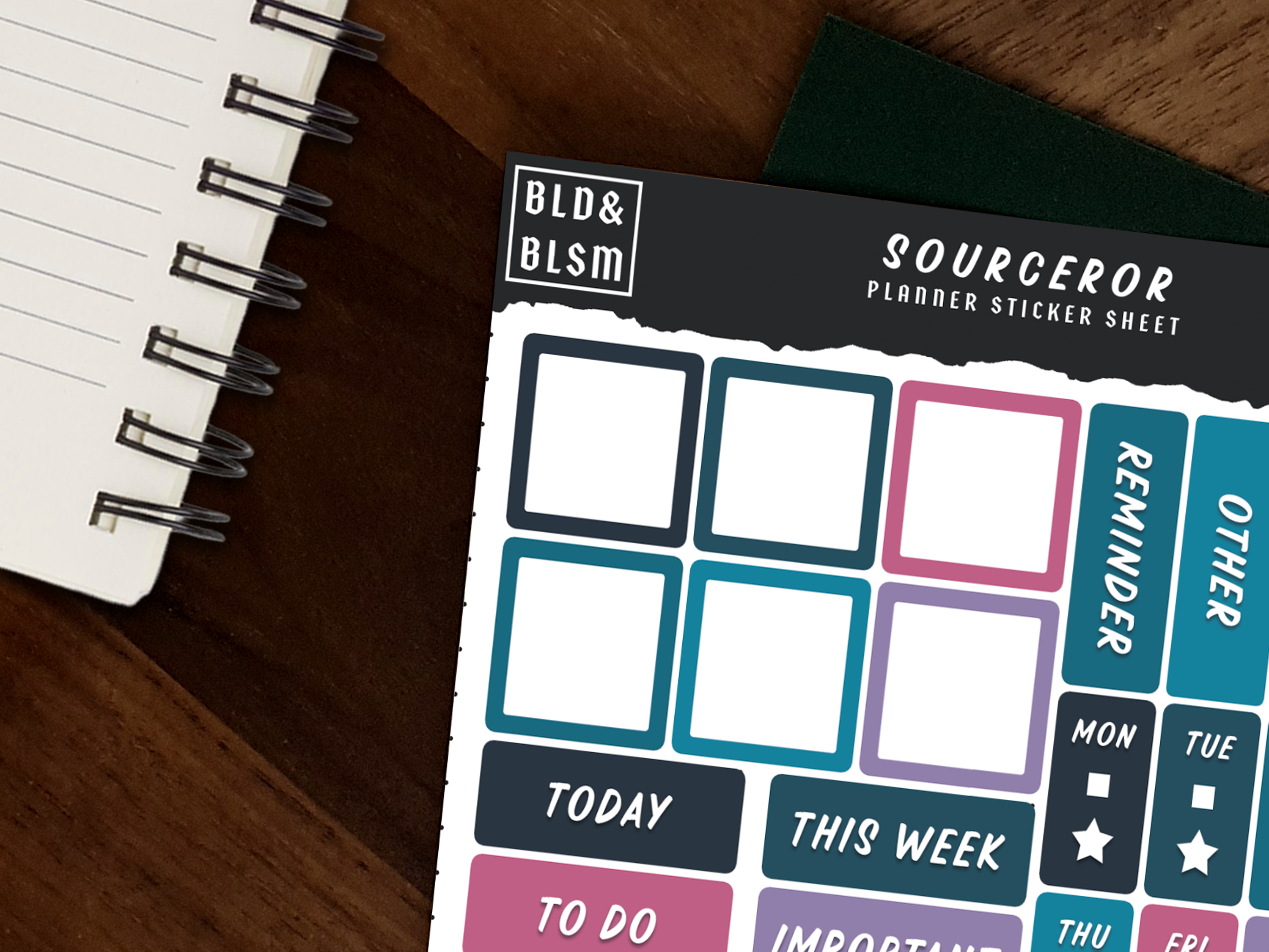 JJK Functional Journal Sticker Sheet