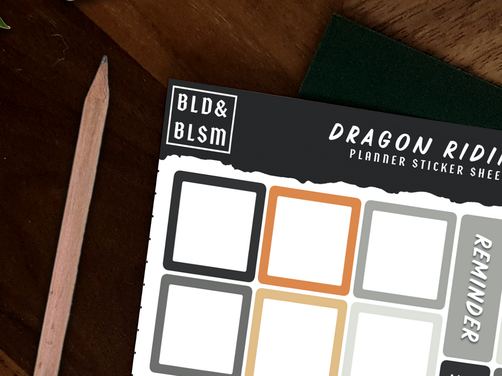 FW Functional Journal Sticker Sheet