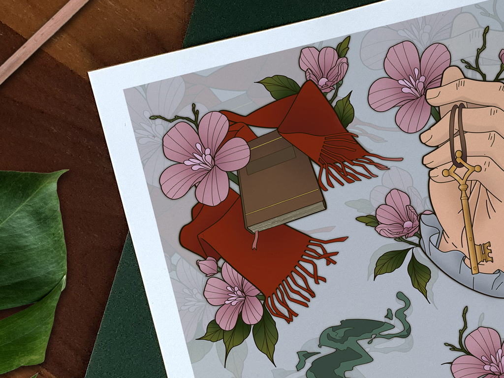 Attack On Titan Illustrated Art Print 🐎🔰