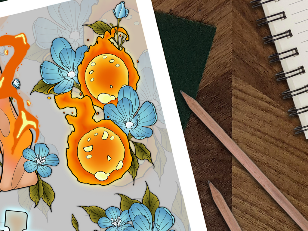 Fire Force Illustrated Art Print 🔥🧑‍🚒