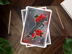 Ichikawa’s Gun Inspired Postcard Print ⚔️🪖