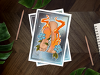 Shinra's Flames Inspired Postcard Print 🔥🧑‍🚒