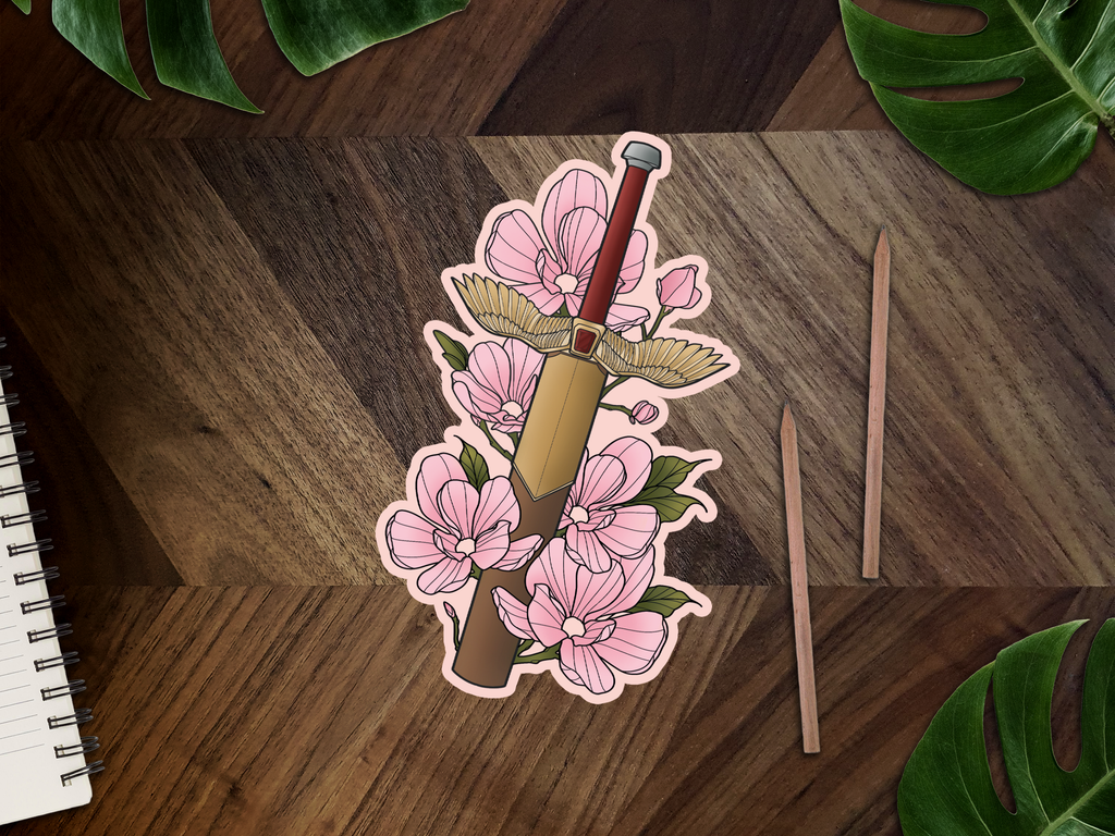 Laios's Sword Inspired Premium Vinyl Sticker 🍲⚔️