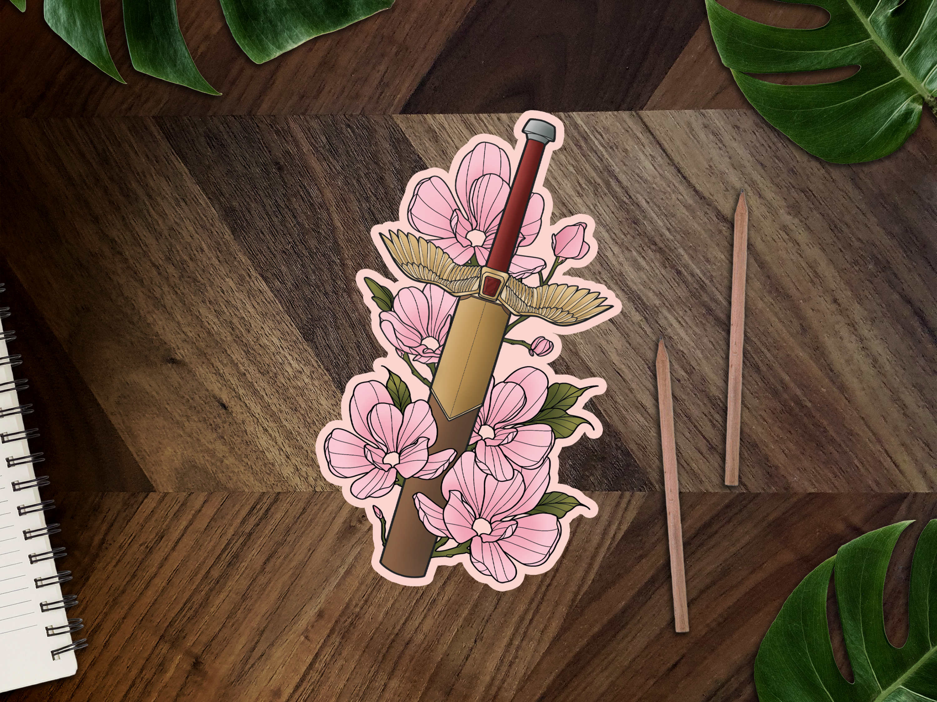 Laios's Sword Inspired Premium Vinyl Sticker 🍲⚔️