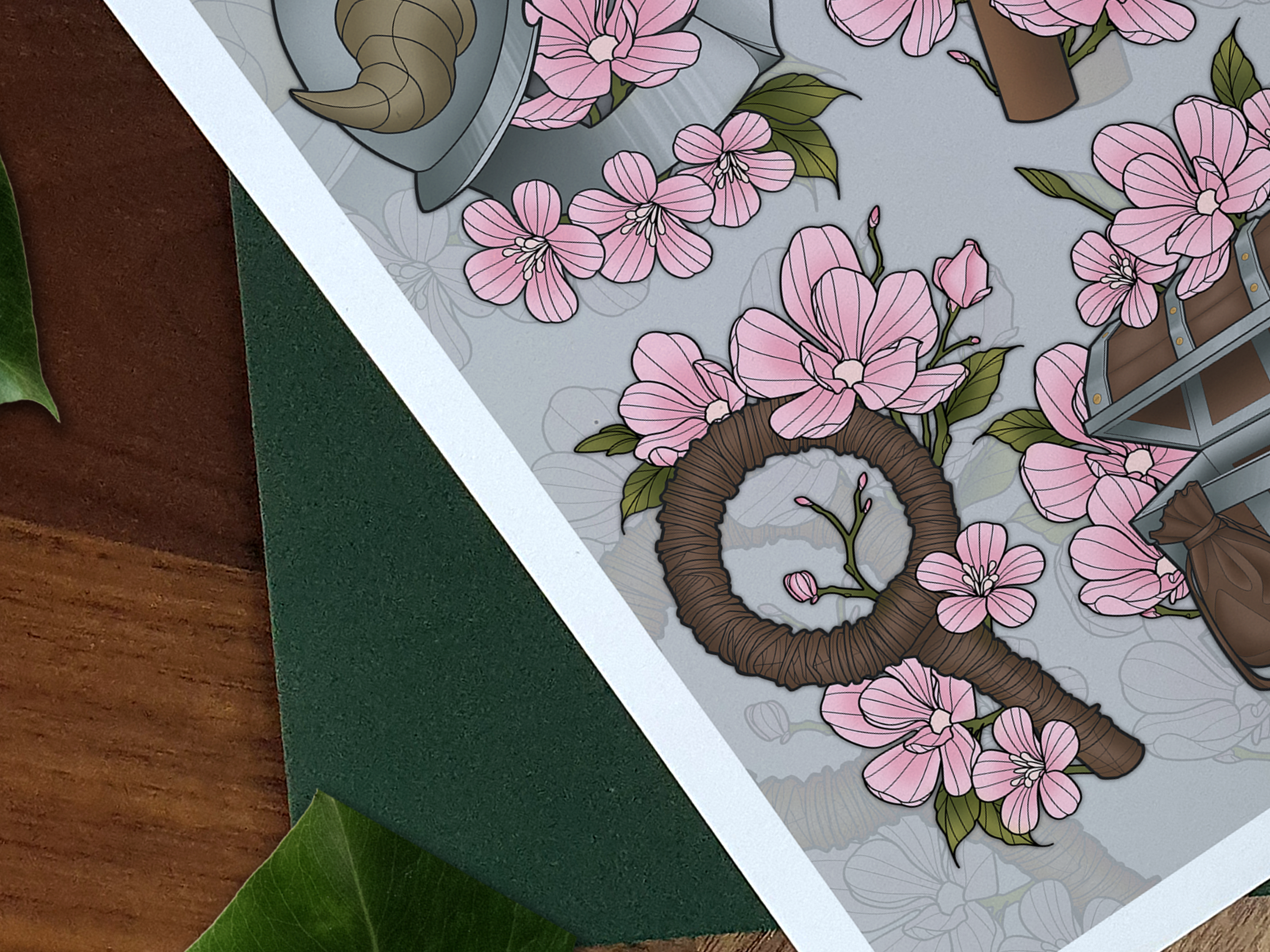 Delicious In Dungeon Illustrated Art Print 🍲⚔️