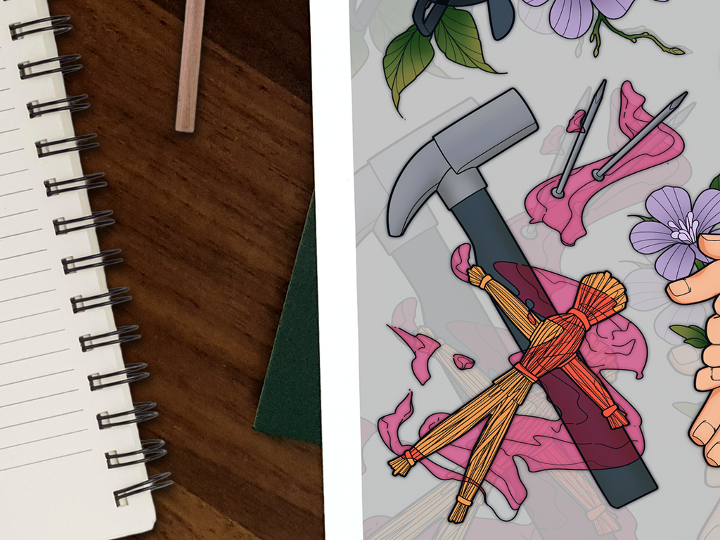 Jujutsu Kaisen Illustrated Art Print 🐺🔨