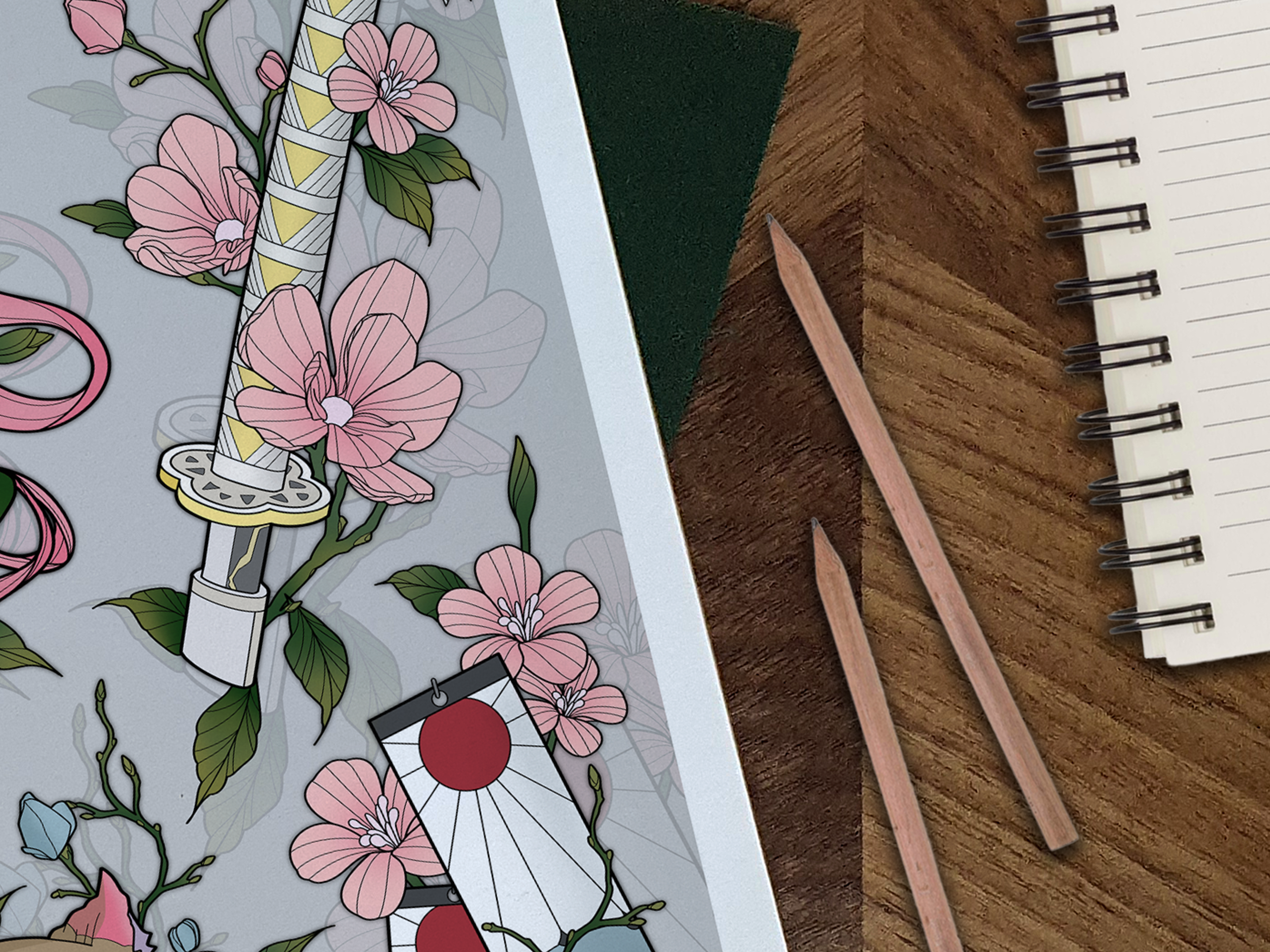 Demon Slayer Illustrated Art Print 👹🗡️