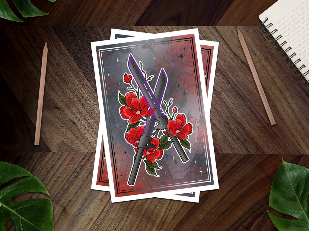 Senshi’s Helmet Inspired Postcard Print 🍲⚔️
