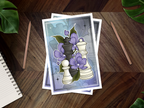 Lakan’s Chess Pieces Inspired Postcard Print 🌿🫚