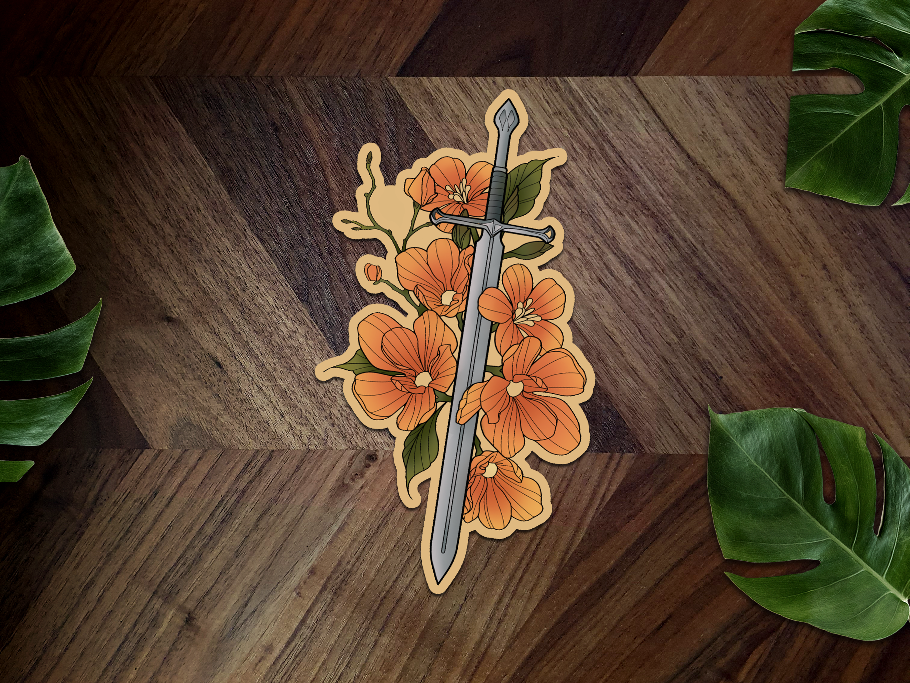 Xaden's Sword Inspired Premium Vinyl Sticker 📖🐉