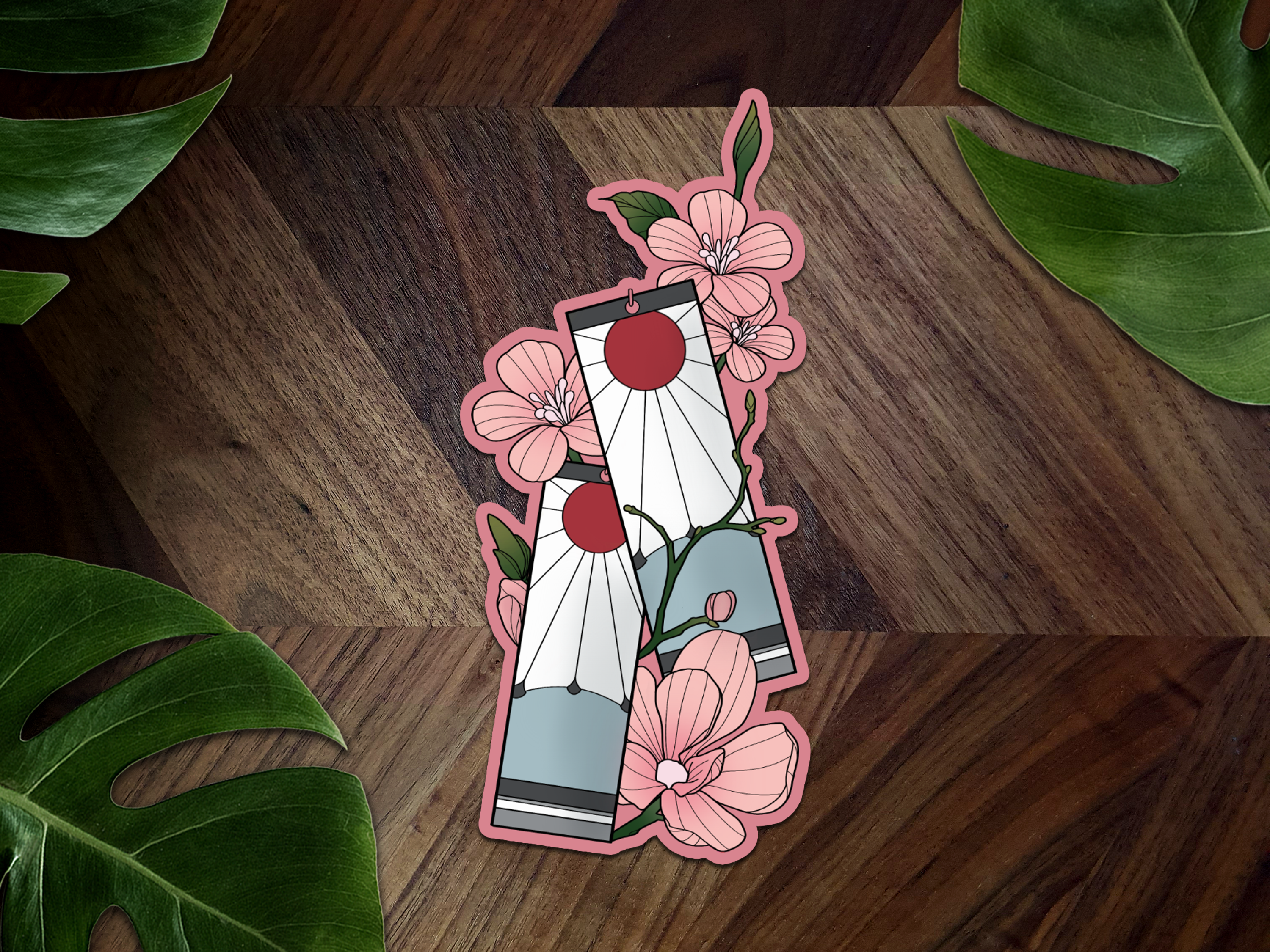 Tanjiro's Earring Inspired Premium Vinyl Sticker 👹🗡️