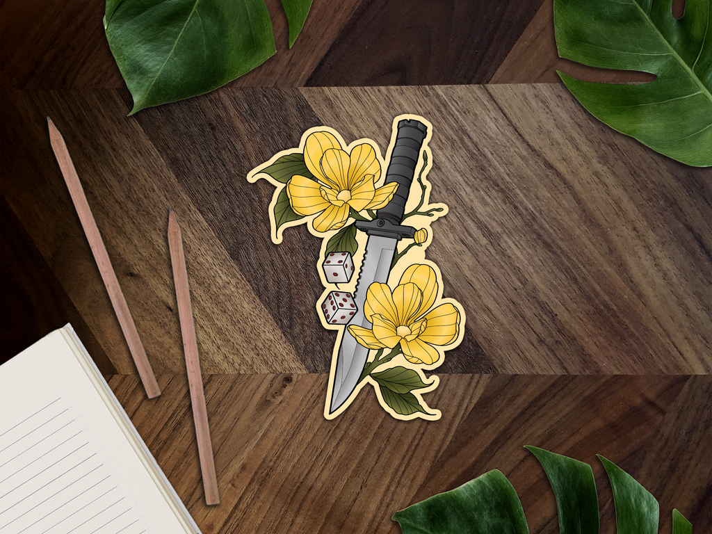 Nagumo’s Knife Inspired Premium Vinyl Sticker 🍜🔫