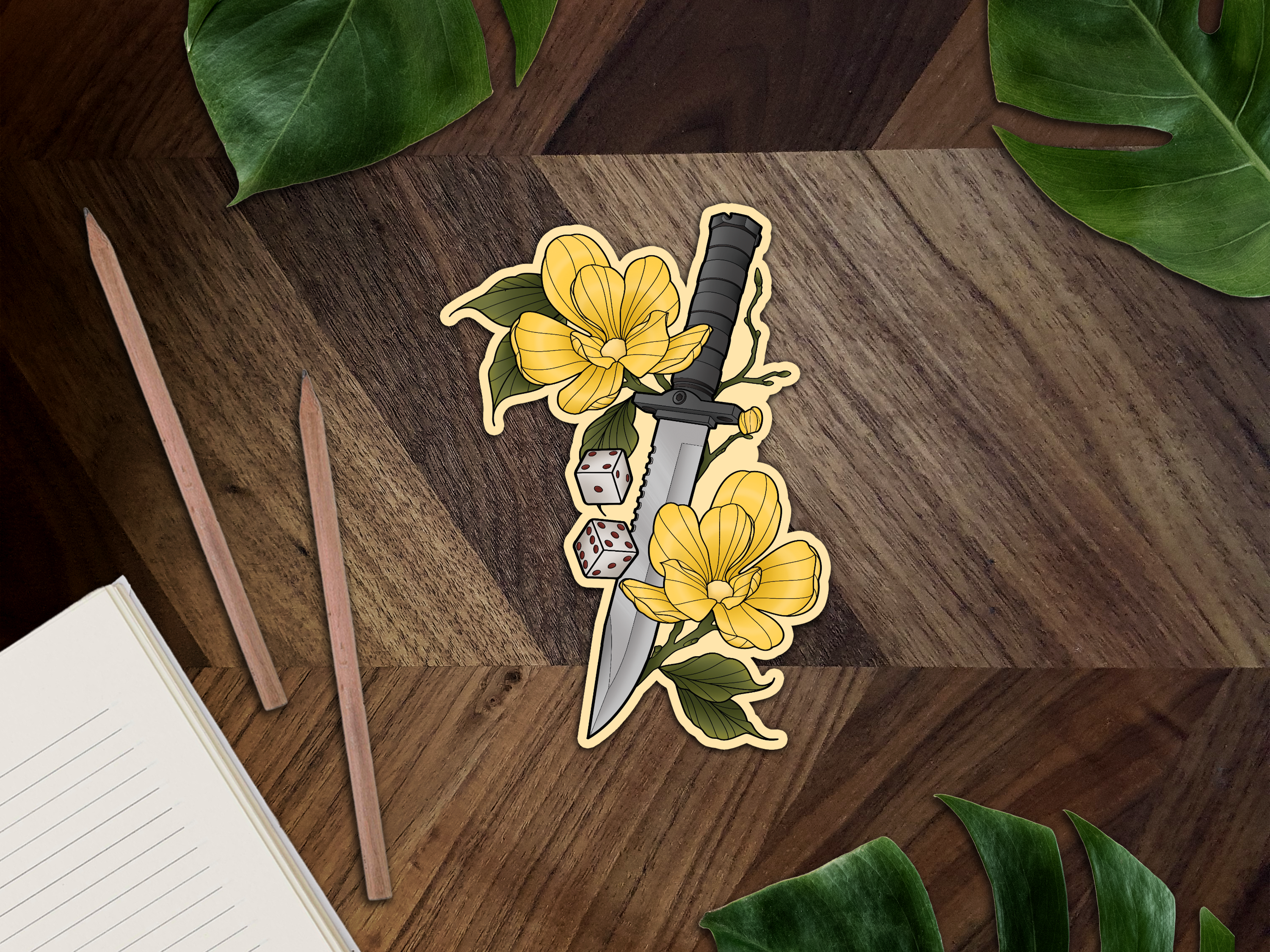 Nagumo’s Knife Inspired Premium Vinyl Sticker 🍜🔫