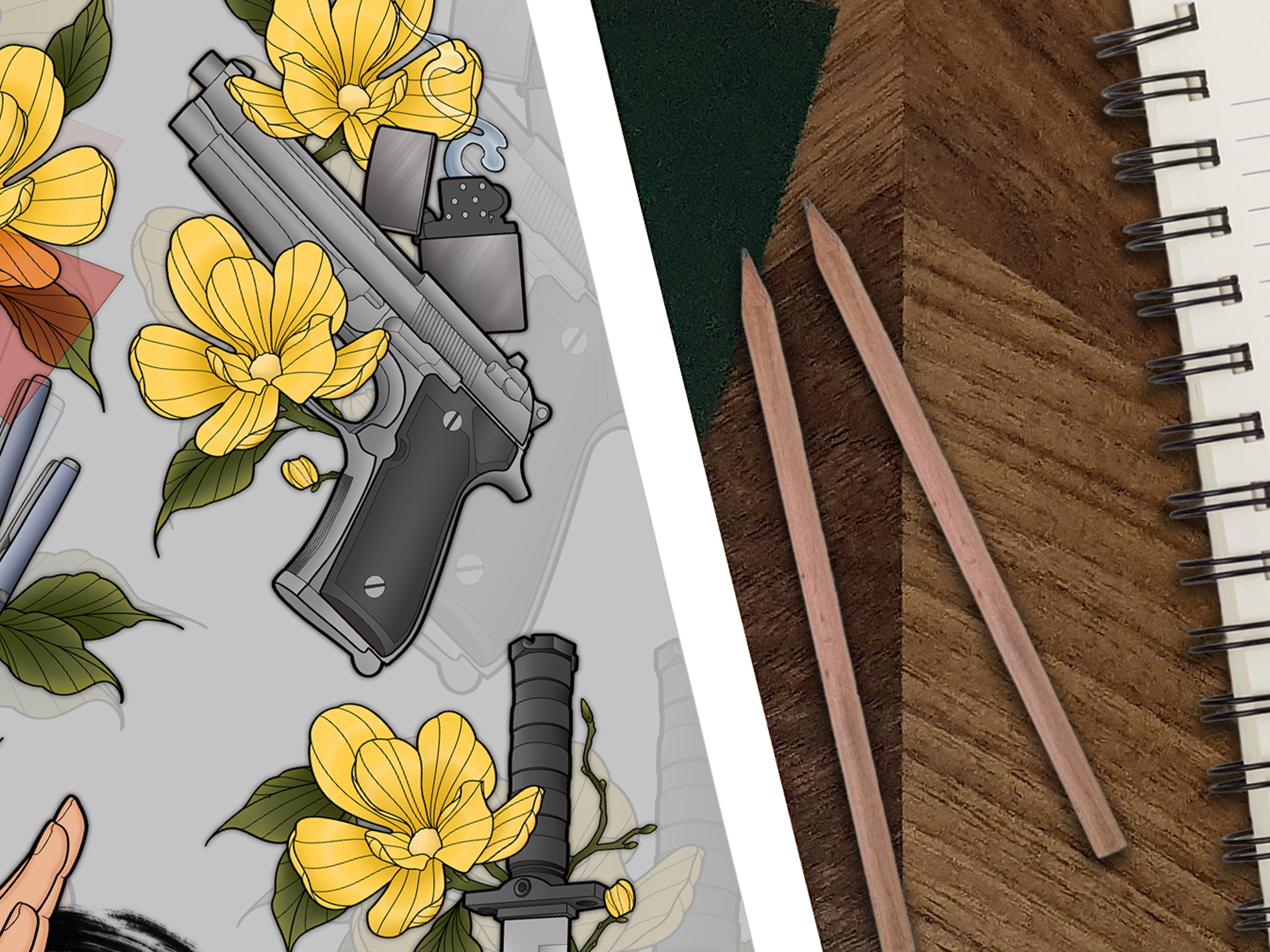 Sakomoto Days Illustrated Art Print 🍜🔫