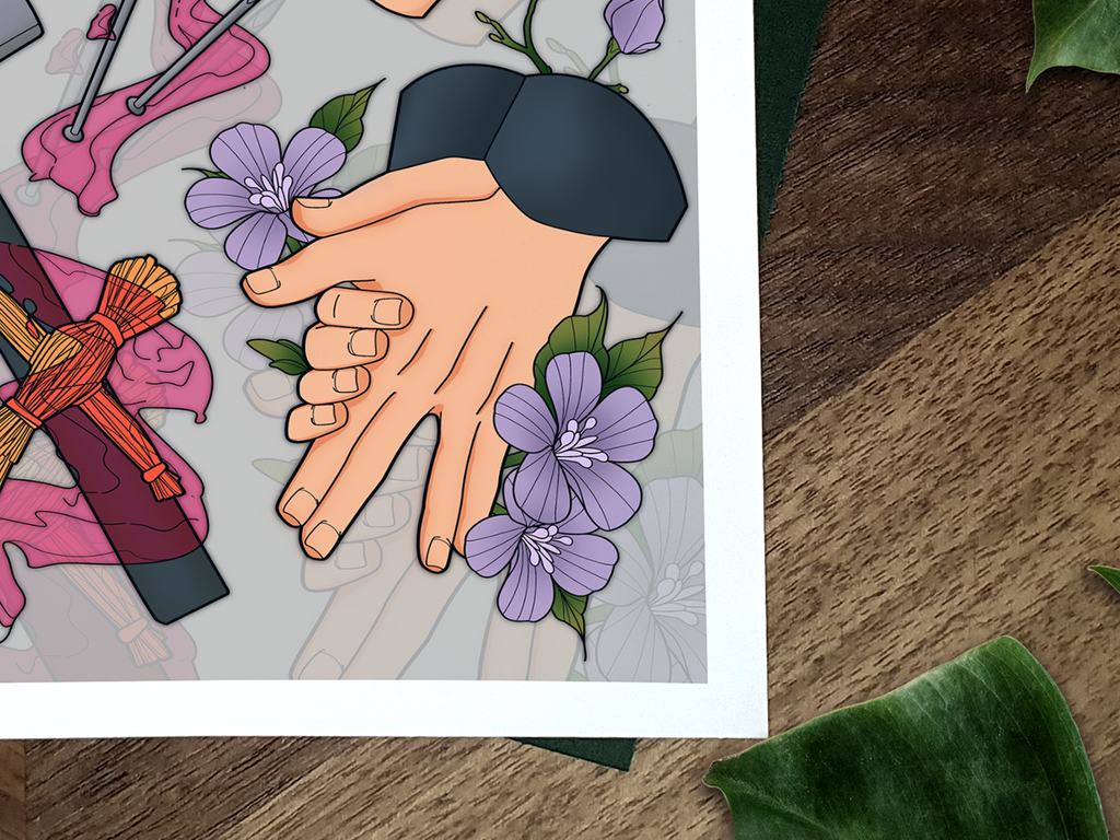 Jujutsu Kaisen Illustrated Art Print 🐺🔨