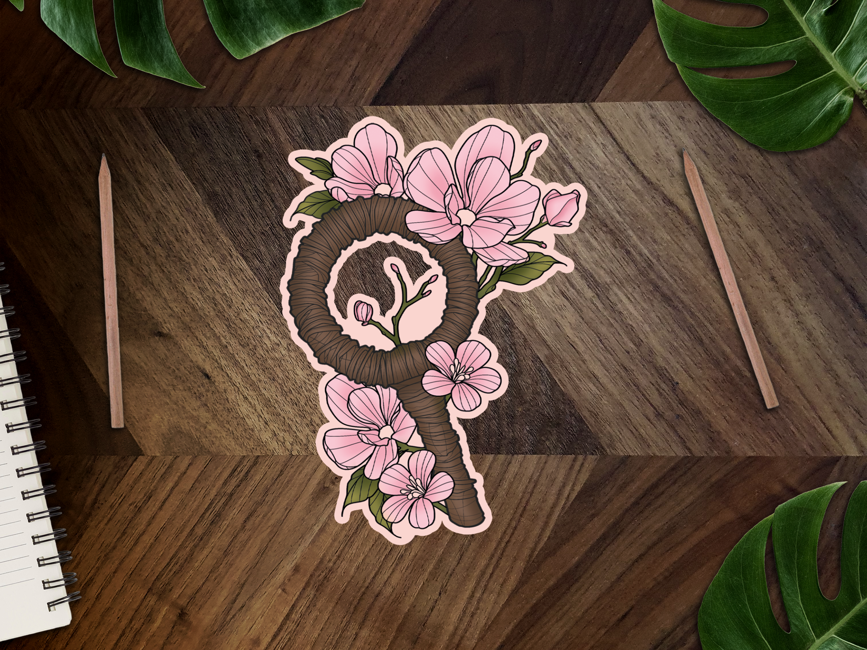 Marcille’s Staff Inspired Premium Vinyl Sticker 🍲⚔️