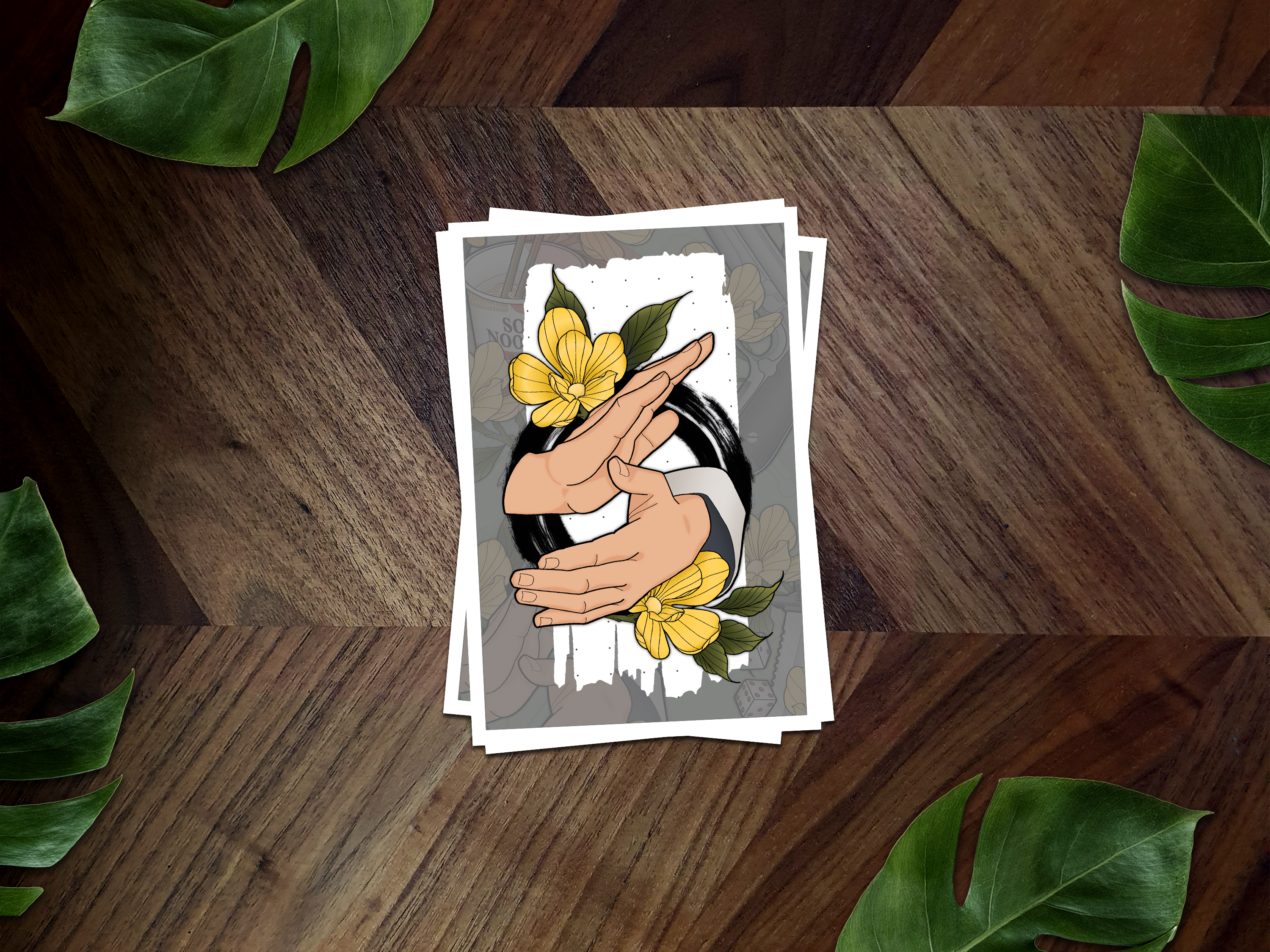 Lu’s Martial Arts Inspired Mini Art Print 🍜🔫