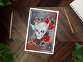 Kaiju Kafka Inspired Postcard Print ⚔️🪖