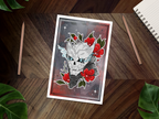 Kaiju Kafka Inspired Postcard Print ⚔️🪖