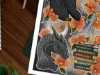 Fourth Wing Illustrated Art Print 📖🐉
