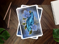 Jonho's Mana Crystal Inspired Postcard Print 🗝️⛏