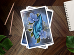 Jonho's Mana Crystal Inspired Postcard Print 🗝️⛏