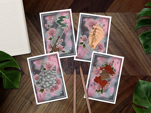 Armin's Conch Inspired Mini Art Print 🐎🔰