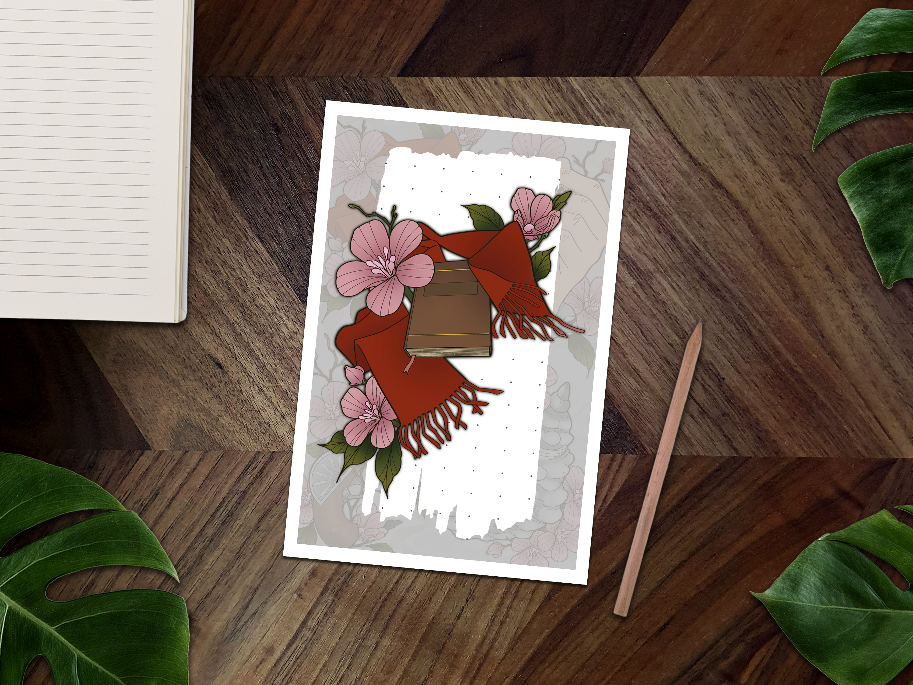 Mikasa's Scarf Inspired Mini Art Print 🐎🔰