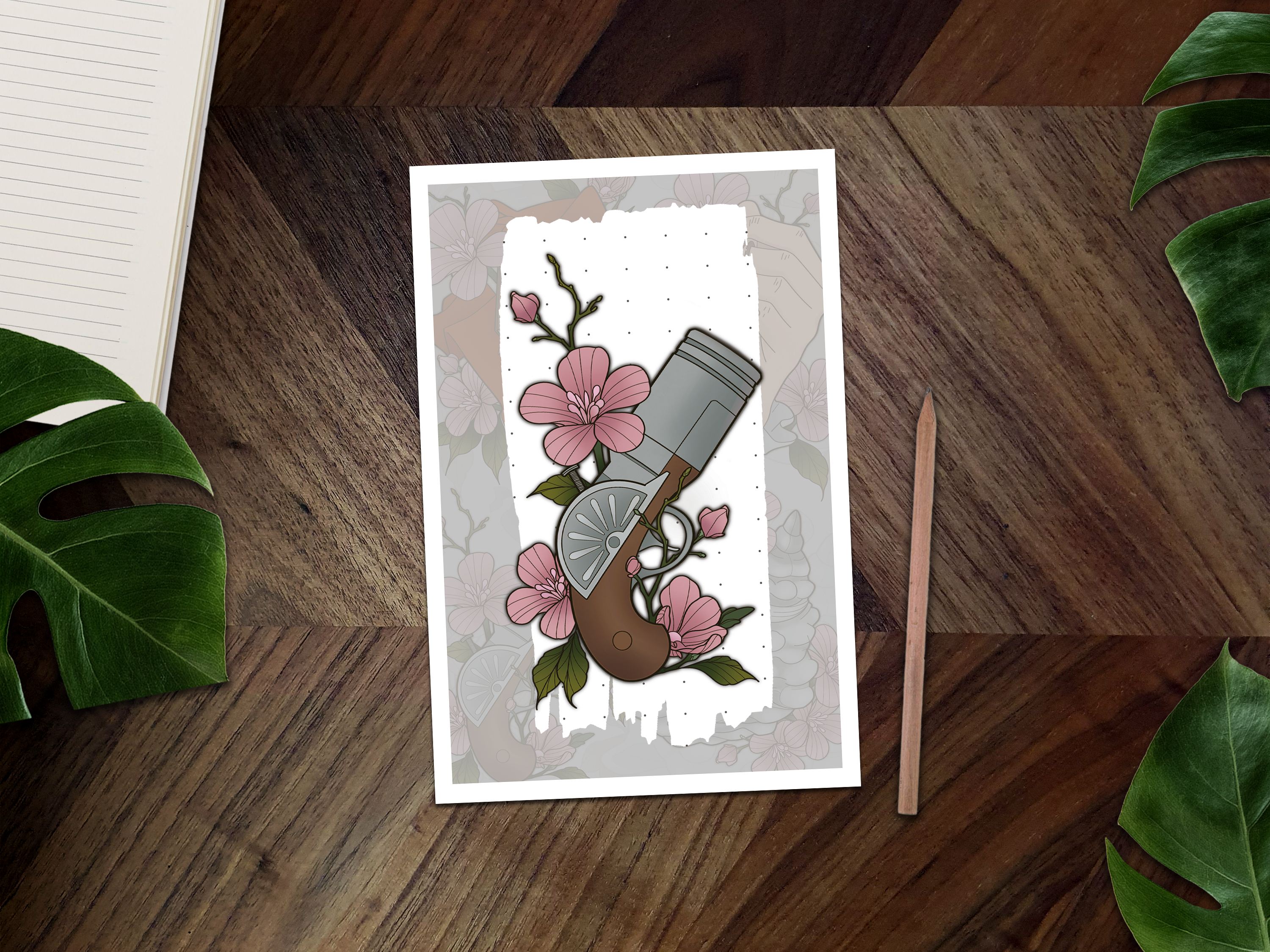 Smith's Flare Gun Inspired Mini Art Print 🐎🔰