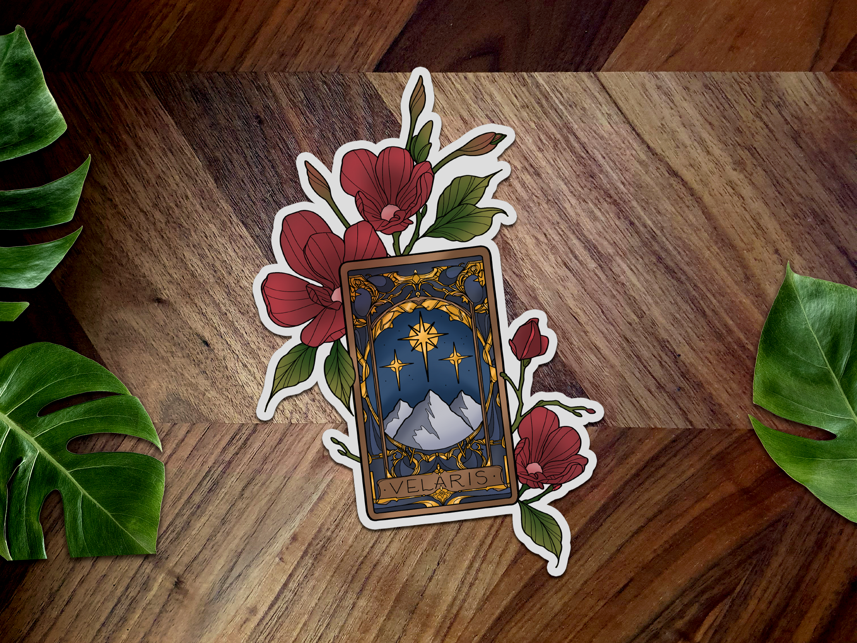Velaris Night Court Inspired Premium Vinyl Sticker 📖☕