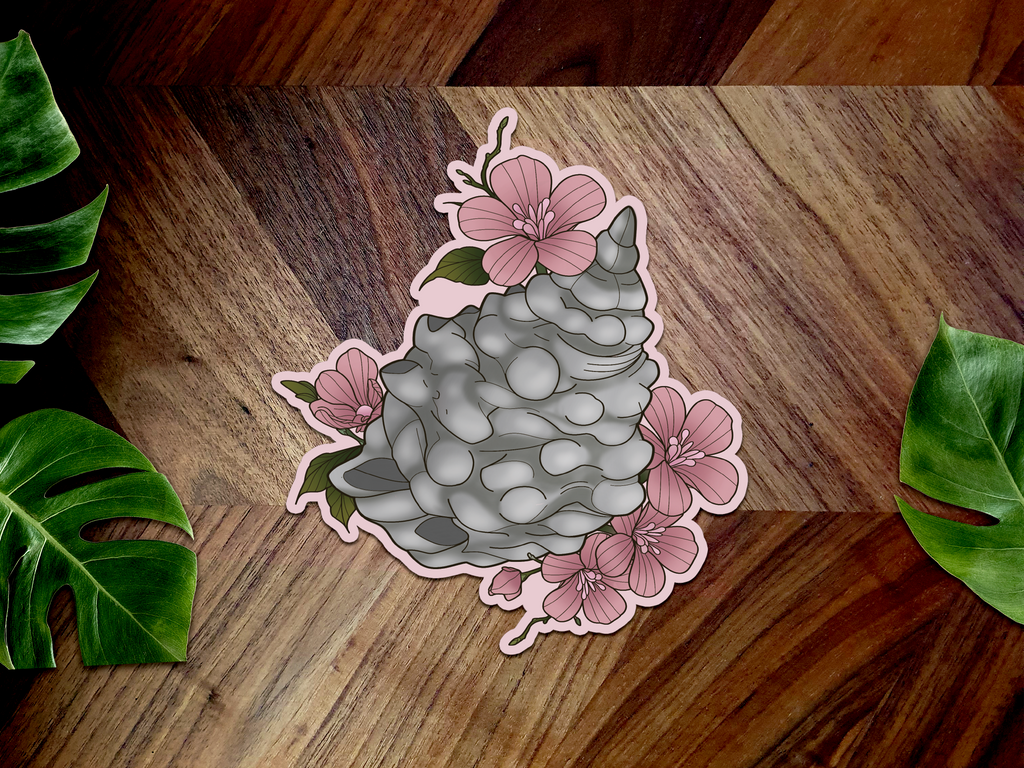 Armin's Shell Inspired Premium Vinyl Sticker 🐎🔰