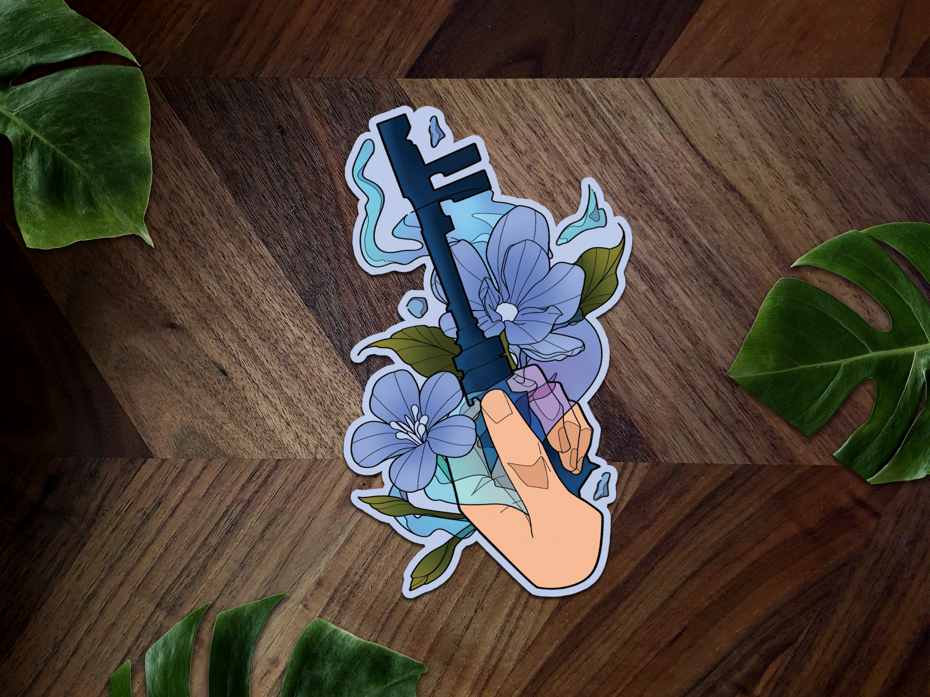 Jinwoo's Dungeon Key Inspired Premium Vinyl Sticker 🗝️⛏