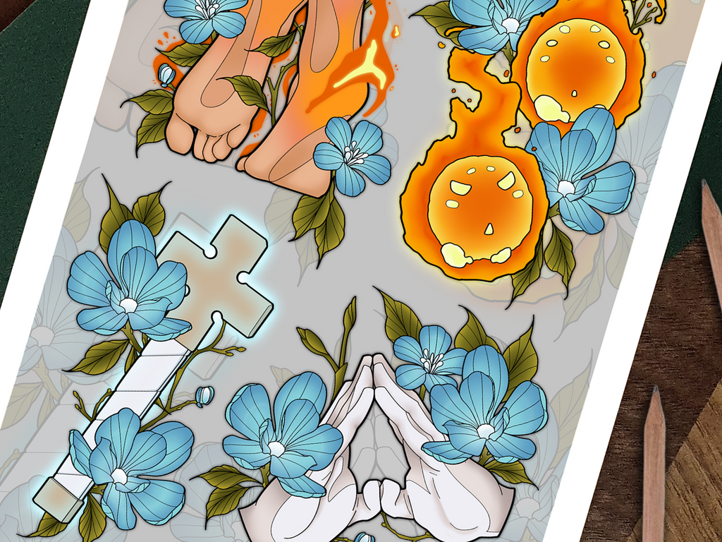 Fire Force Illustrated Art Print 🔥🧑‍🚒