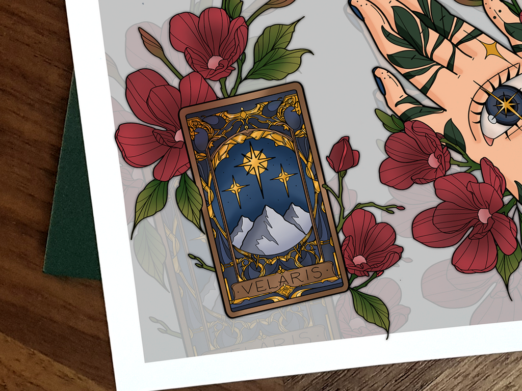 A Court Illustrated Art Print 📖☕