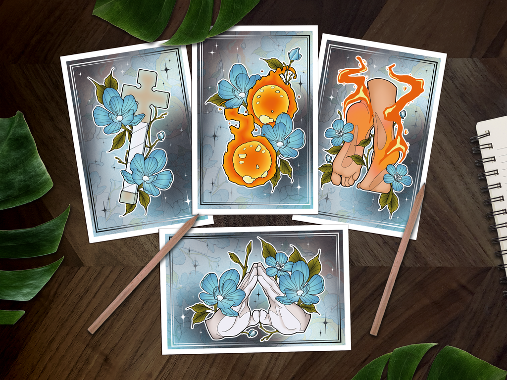 Iris' Prayers Inspired Postcard Print 🔥🧑‍🚒