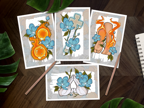 Arthur's Excalibur Inspired Mini Art Print 🔥🧑‍🚒